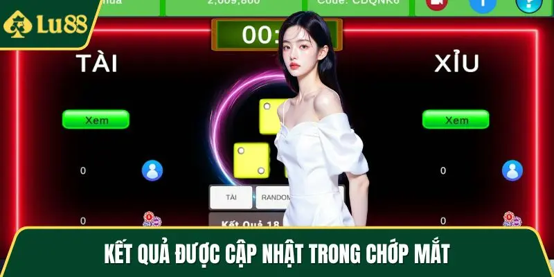 Kết quả được cập nhật trong chớp mắt