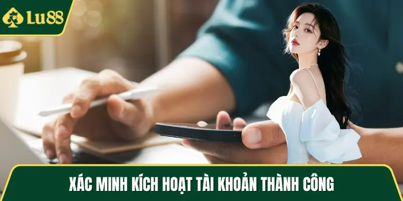 Xác mình kích hoạt tài khoản thành công